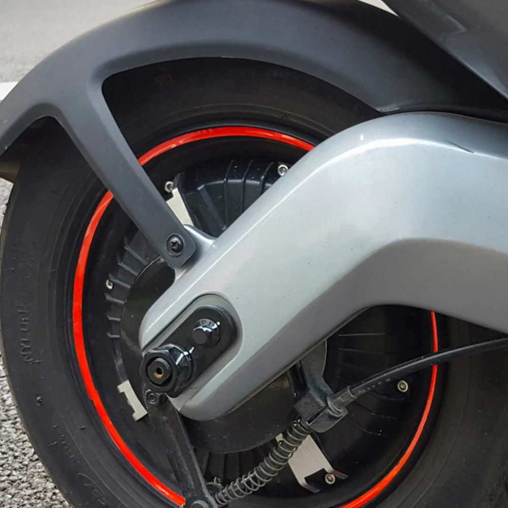 

Electric Motorcycle Wheel Hub Sticker Modified Parts Reflective Waterproof Sticker For Niu F0 / G0 / M1 / m + / Mqi
