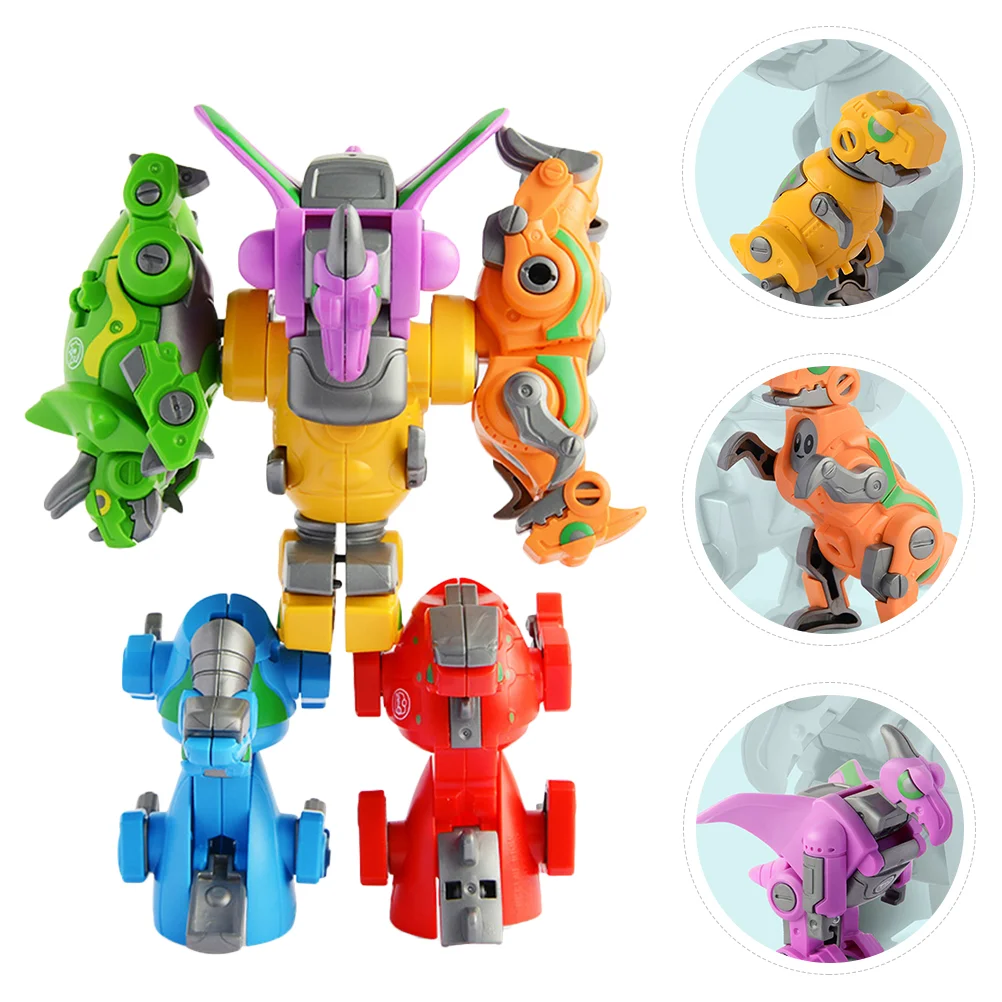 Kid Toy Birthday Gift Kids Childrens Toys Dinosaur Transforming Toy Dinosaur Building Block Toys Kids