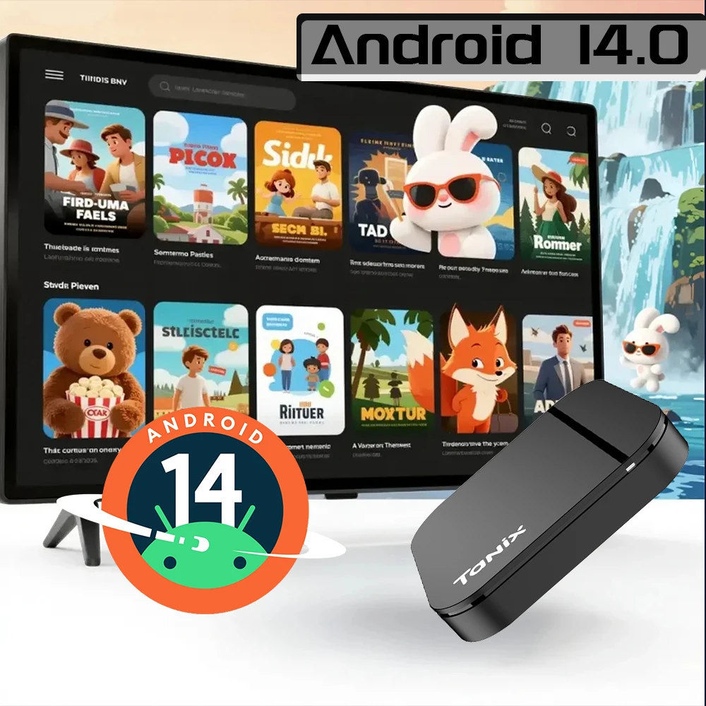 Фото ТВ-приставка Tanix TX13 на Android 14, Allwinner H618, AV1, 4K HD, HDR10+, с поддержкой OTA, BT5.0, голосовым управлением и функцией стриминга №2