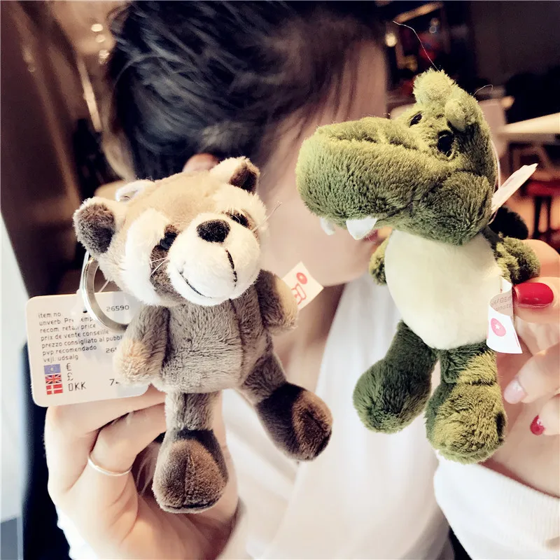 Брелок кукла красная панда плюшевая игрушка кулон Маленький Енот брелок игровая