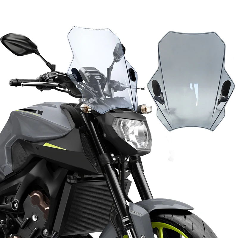 

Motorcycle Windscreen Windshield Universal For YAMAHA MT09 MT07 R1 R3 YS250 K 1600 GTL xl600v vfr 80 R1200RS CBF500 GN125-2F