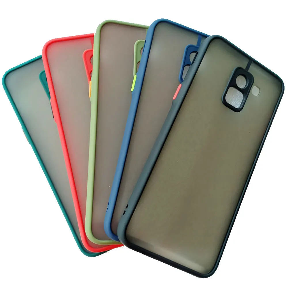 Чехол для Samsung Galaxy J6, Защита камеры для Samsung J6 2018, внешний чехол, задняя прозрачная Противоударная крышка