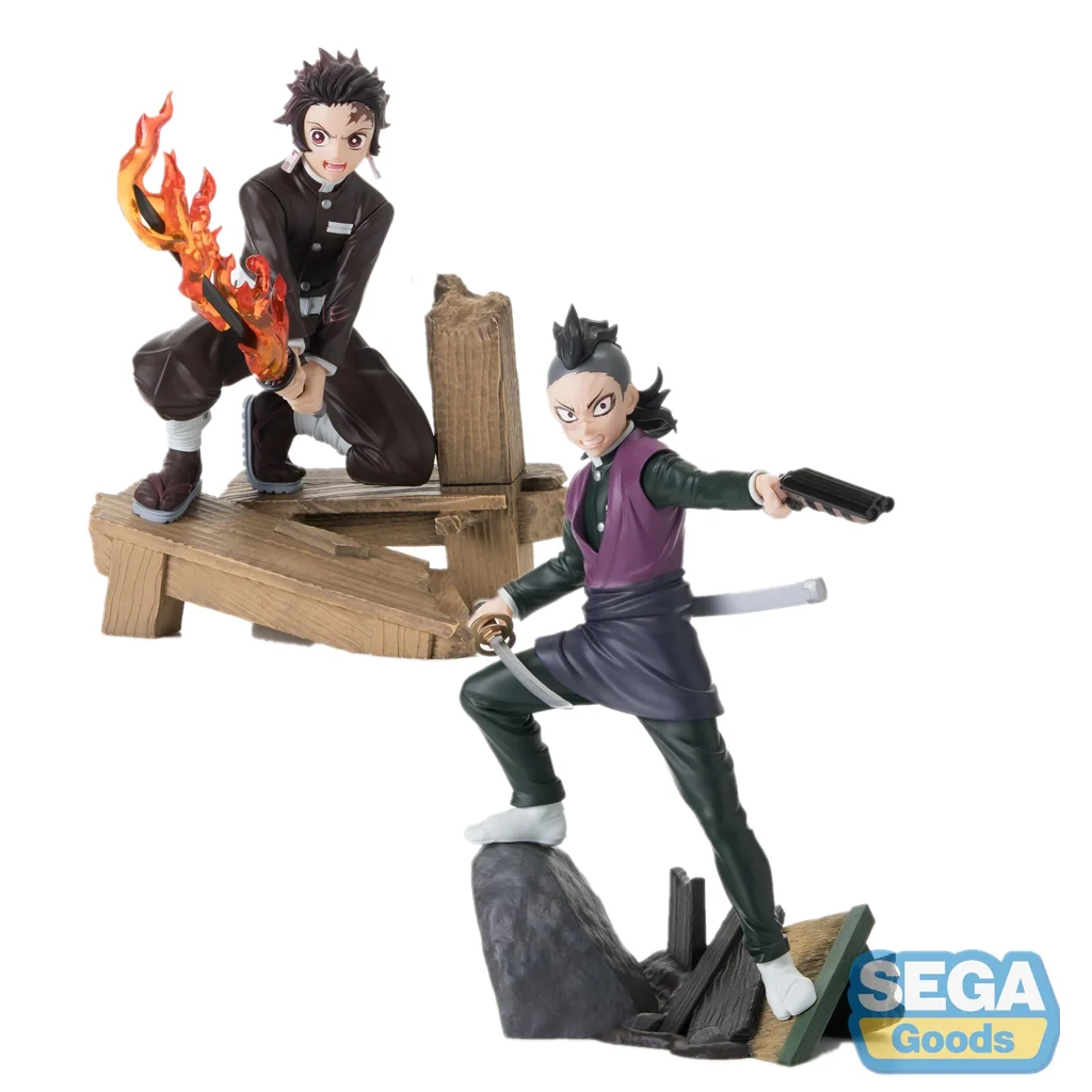 Фото SEGA Xross Link Shinazugawa Genya Kamado Tanjirou Аниме Фигурка Demon Slayer Kimetsu No Yaiba Коллекционная Модель Из ПВХ 18 ... №1