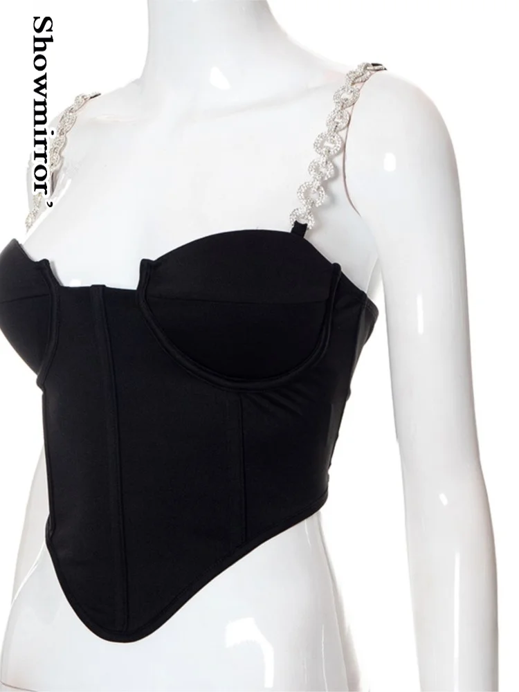 Showmirror Женская пикантная блузка с воротником-лодочкой и открытыми плечами