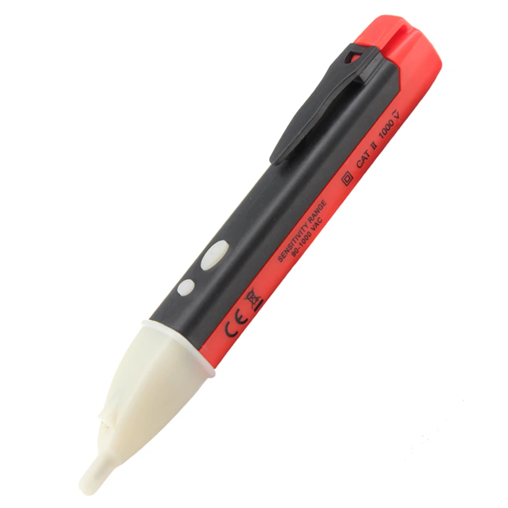 

Electric indicator 90-1000V Socket Wall AC Power Outlet Voltage Detector Sensor Tester Pen LED light