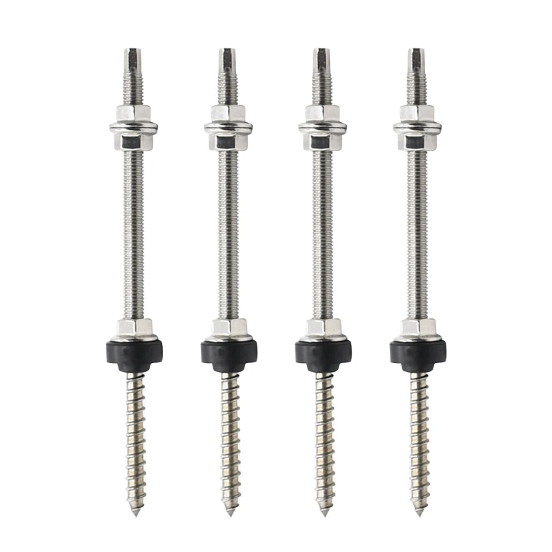 

SUS304 Stainless Steel Solar Hanger Bolts for Mounting Solar Panel Height Adjustable Waterproof for Photovoltaic Solar