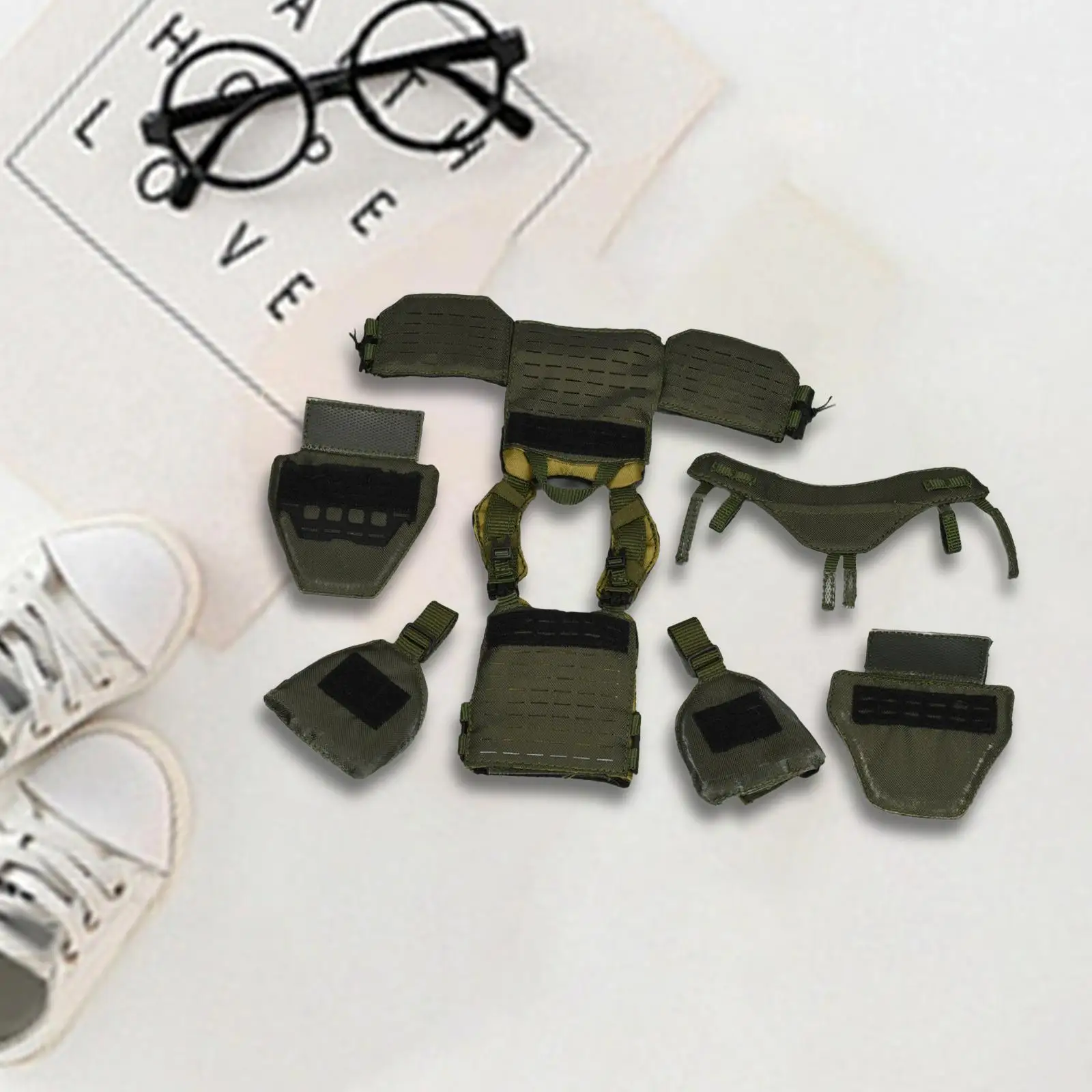 Экшн-фигурки жилет в масштабе 1/6 нагрудный украшение для кукольного домика