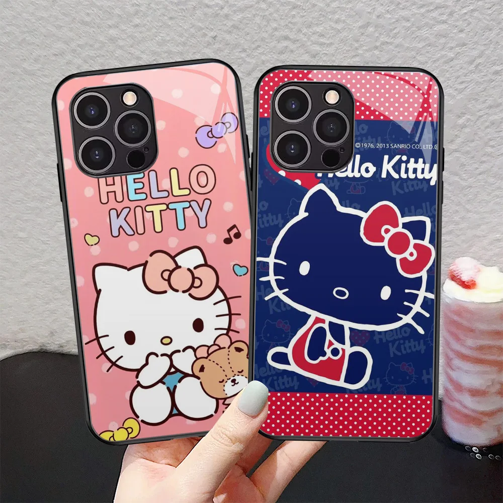 T-56 чехол из закаленного стекла Hello Kitty для Xiaomi POCO F5 M4 F3 F4 GT M3 M6 Pro 5G