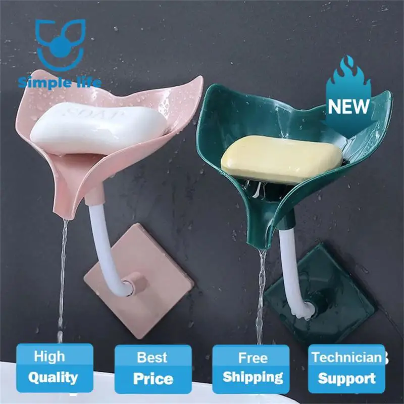 

Creative Soap Box Creative Dishes Holder Plastic Soap Holder Creative Whale Tail Holder New Wall-mounted Soap Box Soap Dish