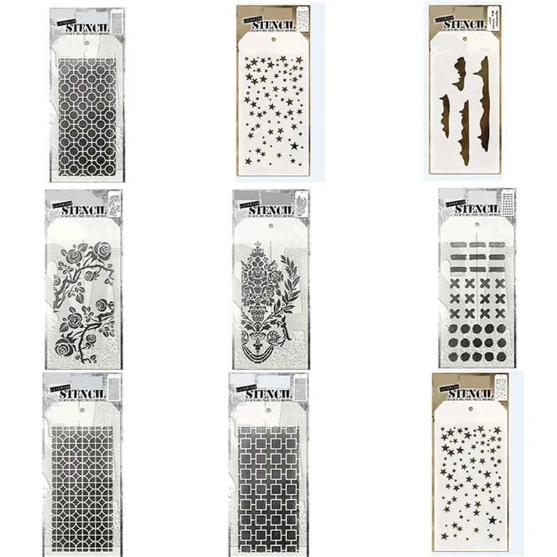 

Flower Plastic Stencil For DIY Template Scrapbooking Paper Card Embossing Decorative Template Process Supplies 2022 New