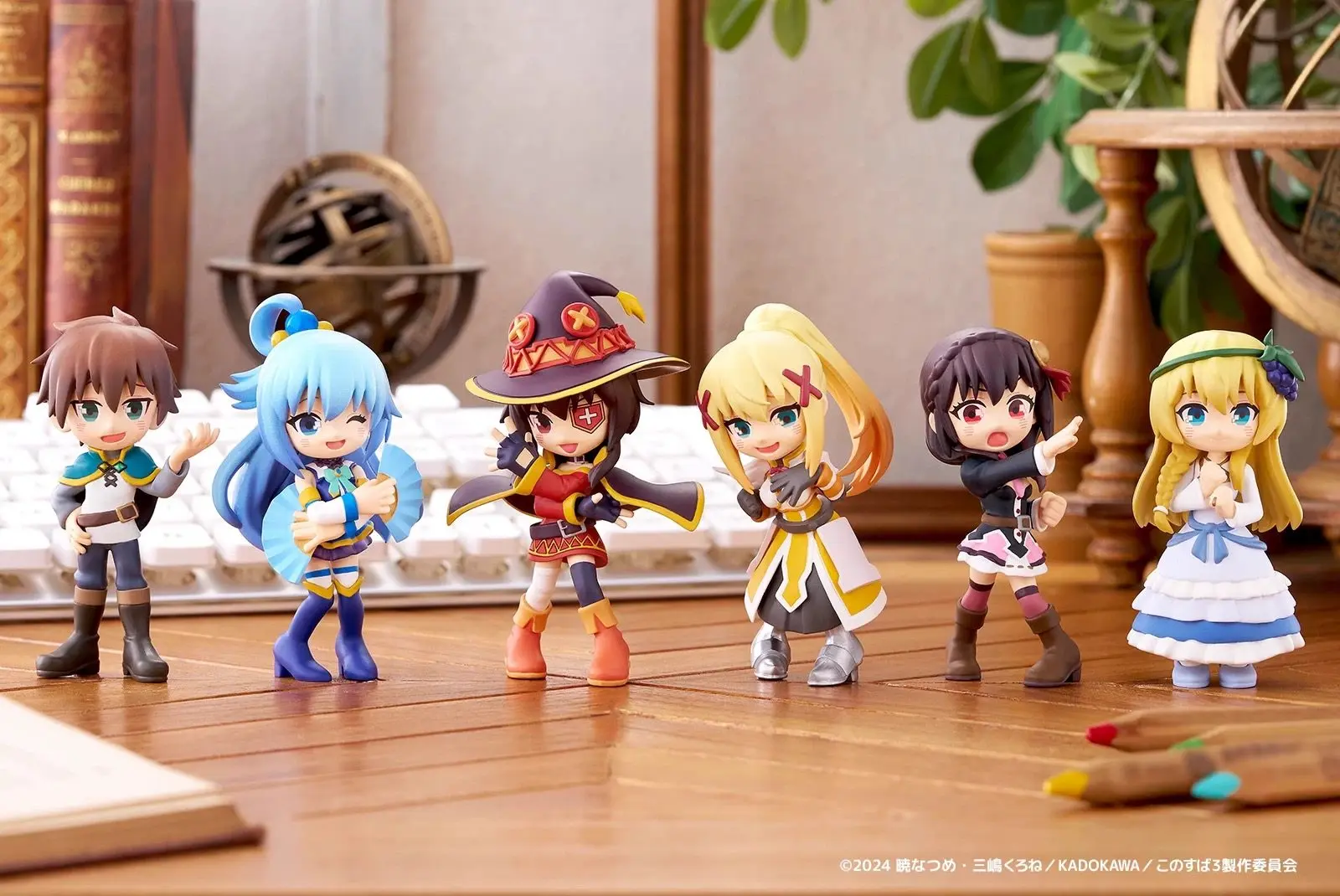 Фото Оригинальные коллекционные фигурки Bushiroad KonoSuba 3 Chibi: Мегумин и Юньюн для фанатов аниме и коллекционеров №1