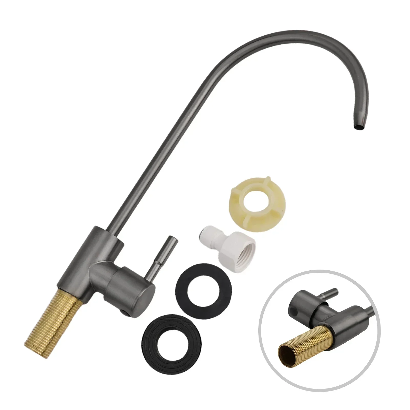 1 шт. кухонный смеситель G1/2 из нержавеющей стали смесители для кухонной мойки