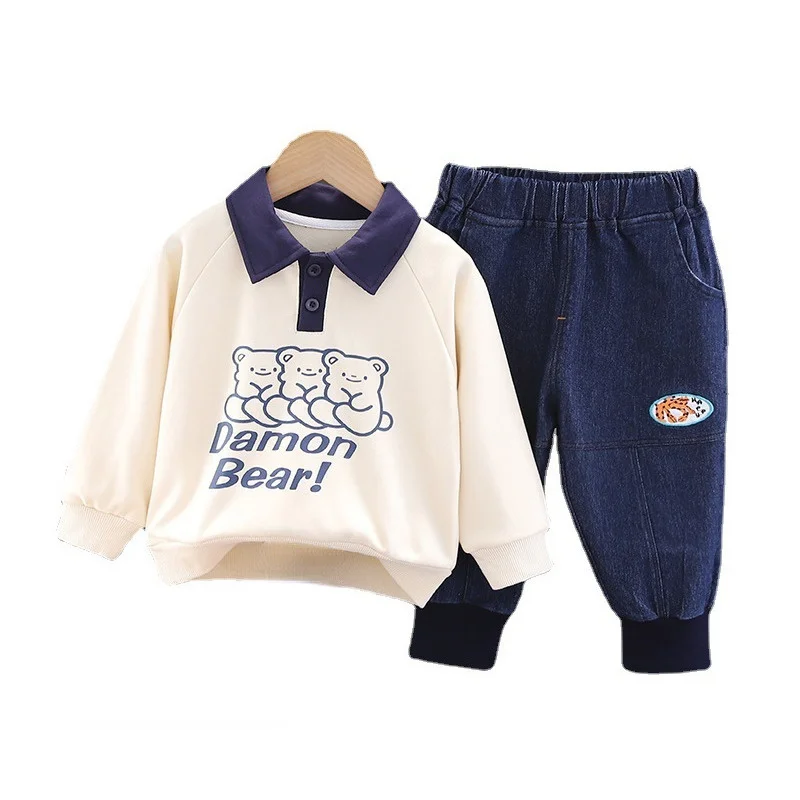 

New Spring Autumn Baby Boys Clothes Children Outfits Girls T-Shirt Pants 2Pcs/Sets Toddler Casual Cotton Costume Kids Sportswear