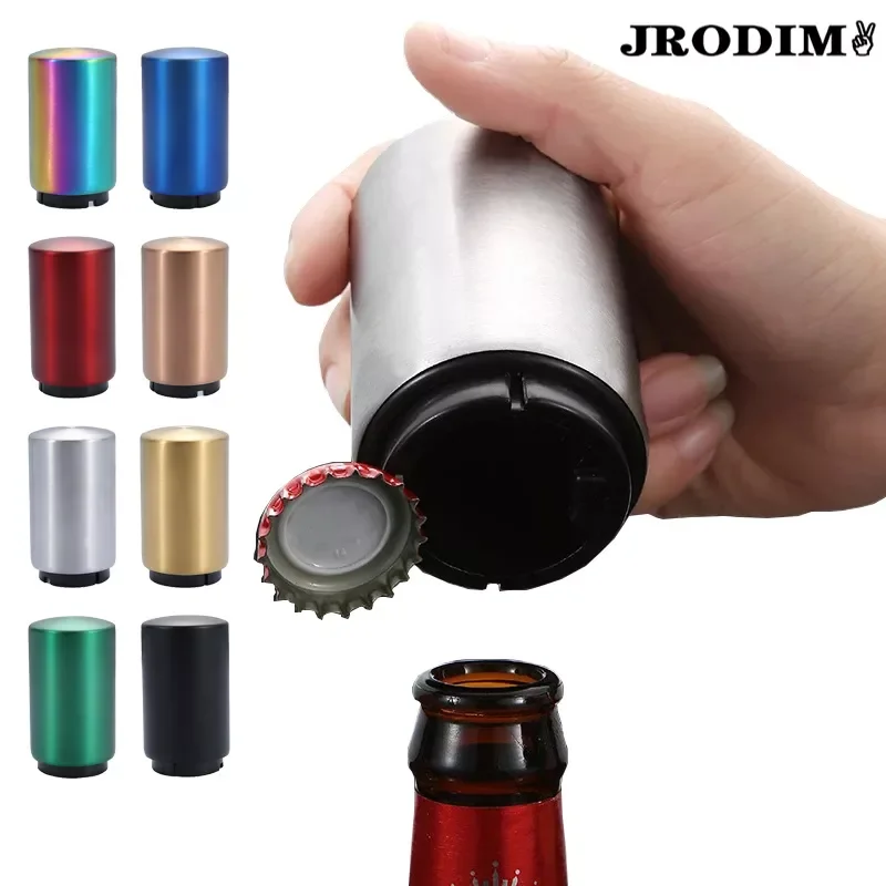 

2023New Beer Bottle Opener Stainless Steel Drinking Beverage Bottles Wine Openers Jar Opener Dining Bar Kitchen Gadgets