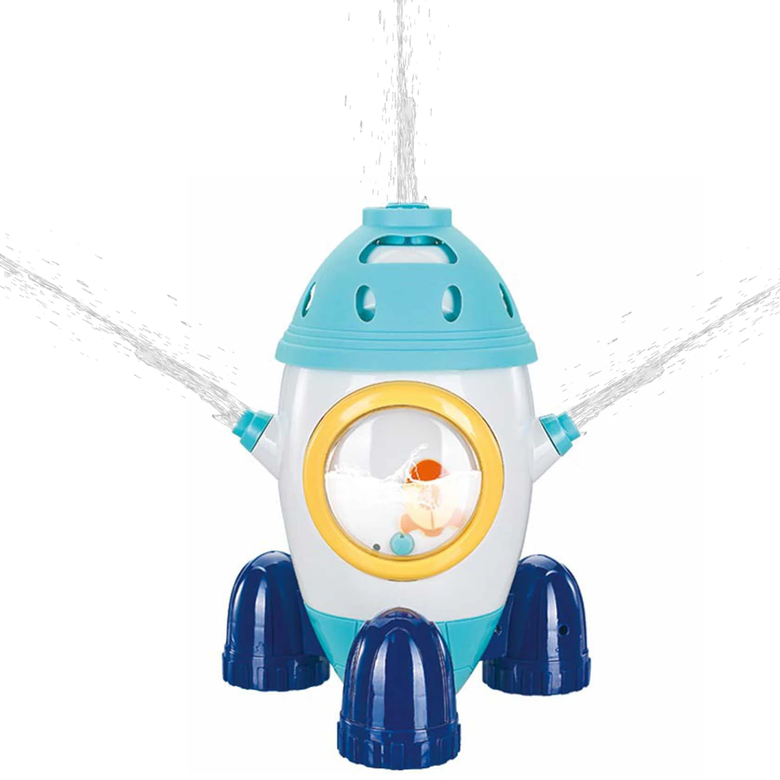 

Rocket Sprinkler For Kids Splash Toys For Yard For Toddlers Backyard Water Toys For Kids Fun Summer Outdoor Water Toys For Boys