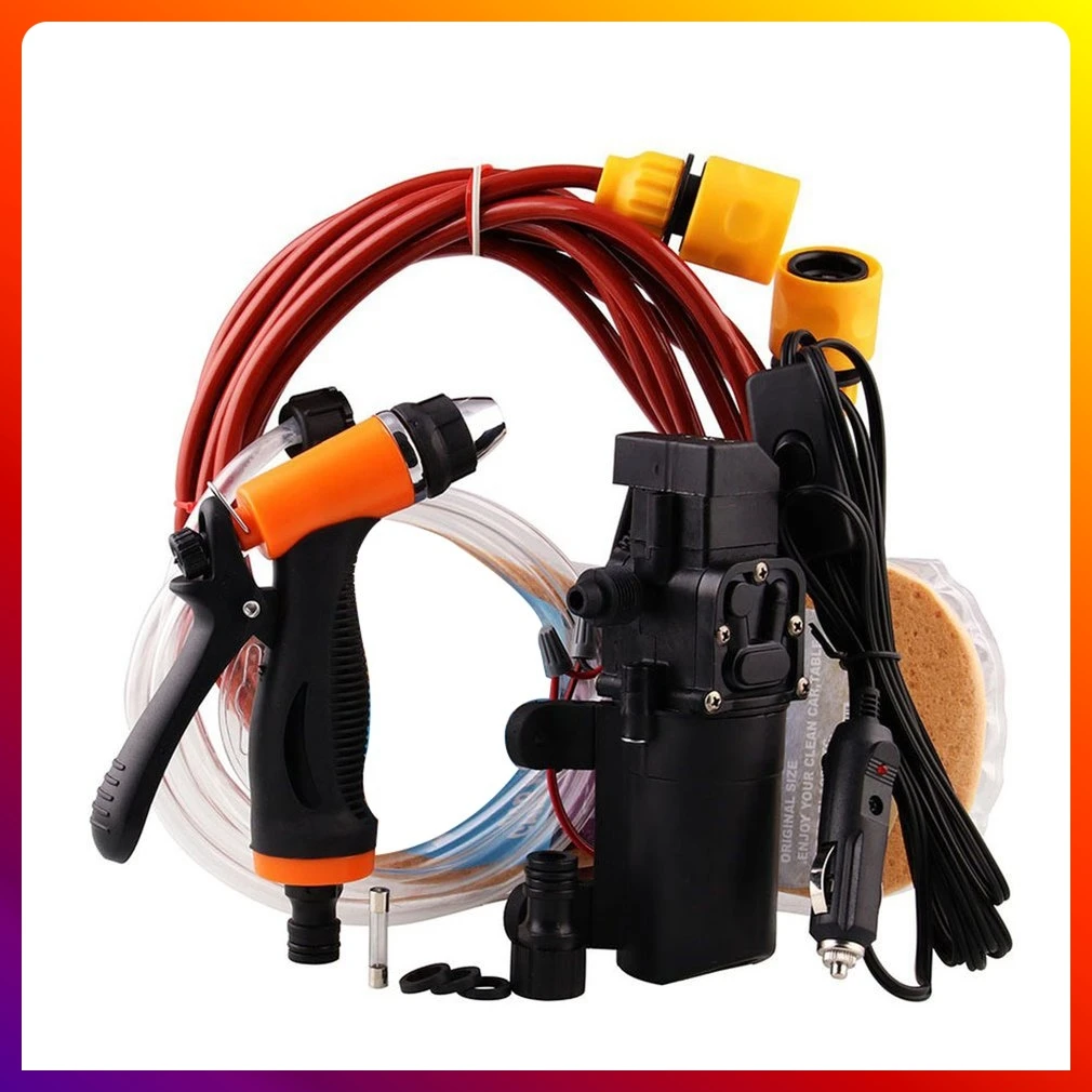 

Portable Car Wash High Pressure Water Spray Gun Electric Water Pump Kit