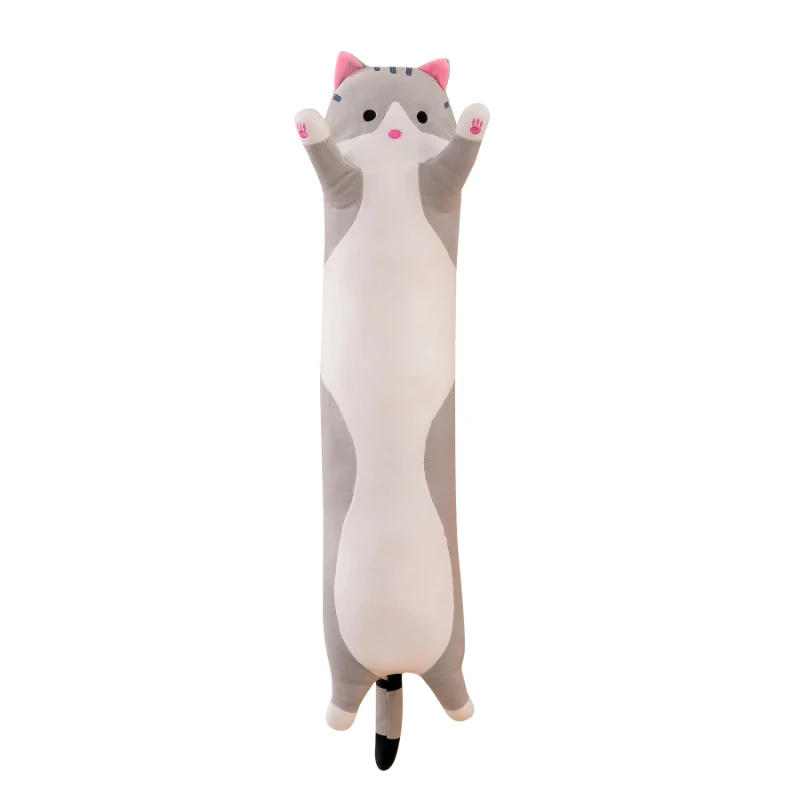 Подушка плюшевая в виде кошки 50-150 см - купить по выгодной цене |