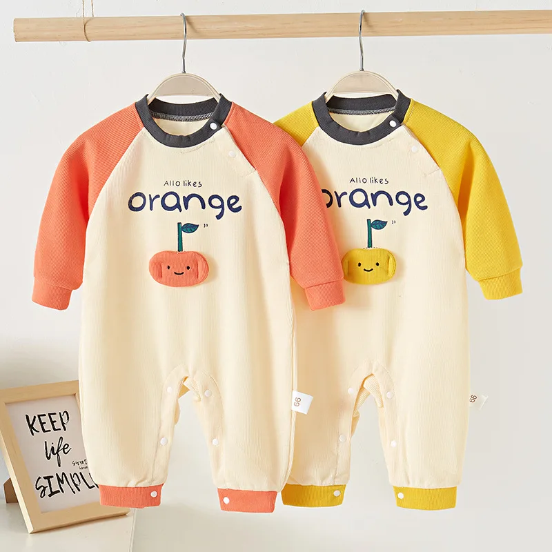 

Baby Rompers Spring Autumn Newborn Baby Clothes For Girls Boys Long Sleeve Jumpsuit Baby Clothing boy Kids Outfits0-12M