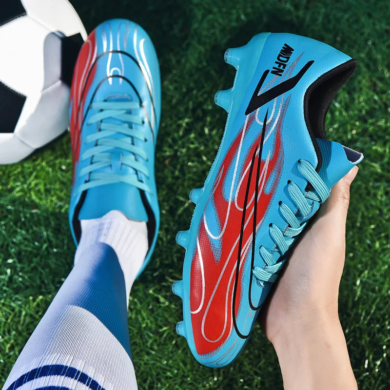 2022 New Football Shoes For Adults And Children Non-Slip Professional Training Football Shoes Grass Sports Football Shoes 32-45