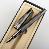 high quality black carving luxury business school student office supplies fountain pen new ink pen