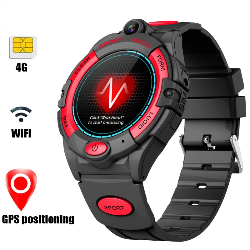

GPS Smart Watch Men Women Children Smartwatch Wifi Video Call 4G SIM Card 680mAh Battery For Android IOS Wristband Phone Best