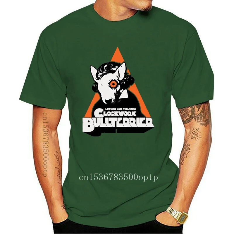 

Kaus Bull Terrier Baru 2022 Kaus Putih Gambar Cetak Tangan Bull Terrier The Clockwork Lover Ide Hadiah Psiakrew