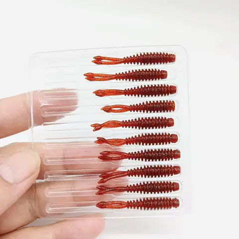 DUODUOYU 10 шт. мягкие воблеры для форели