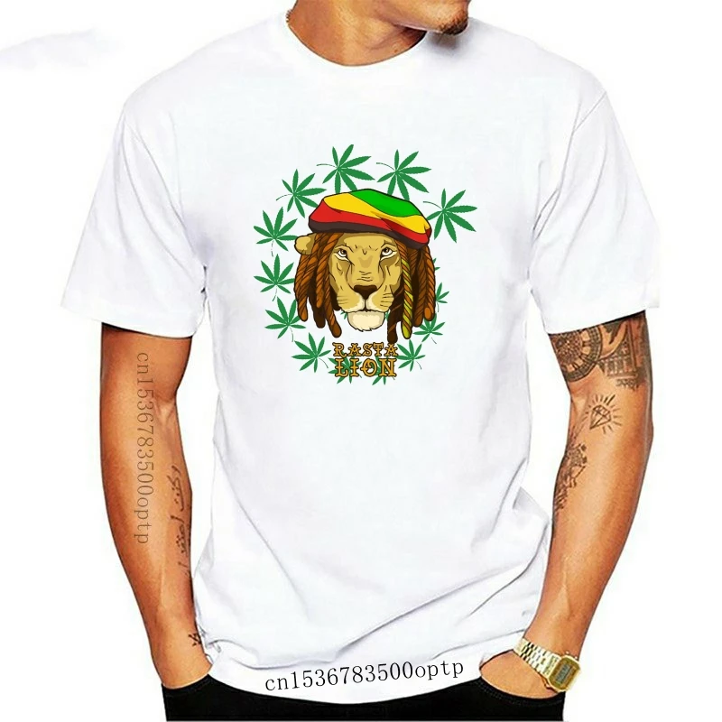 

Camiseta унисекс для мужчин и женщин, camisa rasta lion, cool music look, nueva