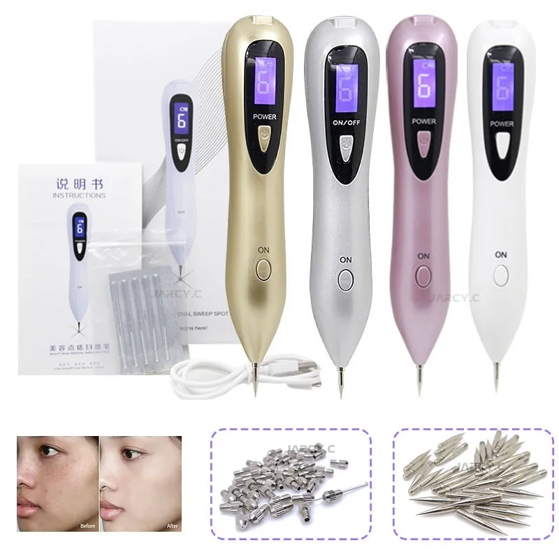 

LCD Beauty Machine 9-level Laser Plasma Pen Remove Dark Spots/tattoos/moles Special Tools for Tattoo Beauty