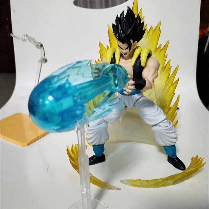Оригинальная фигурка Bandai стандартная Dragon Ball Z Super Frs Saiyan God Gogeta в сборе экшн-модель