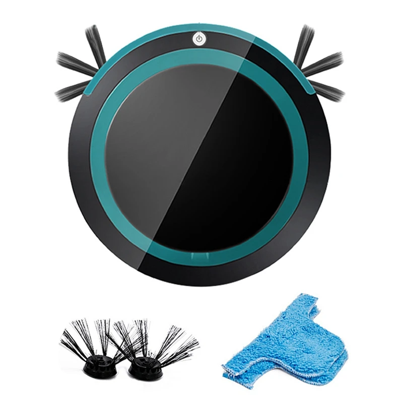 

Robot Vacuum Cleaner Sweeping Cleaner Floor Mopping Robot 3 in 1 Wet Dry Vacuum Cleaner for Home(Black EU Plug)