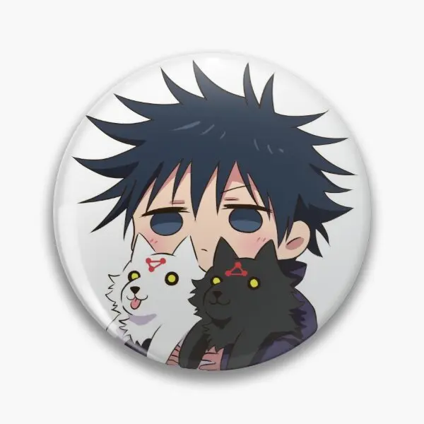 

Megumi Fushiguro Регулируемая мягкая булавка для пуговиц Женская бижутерия брошь для шляпы модный подарок на воротник креативный значок на лацкан Металлическая Булавка