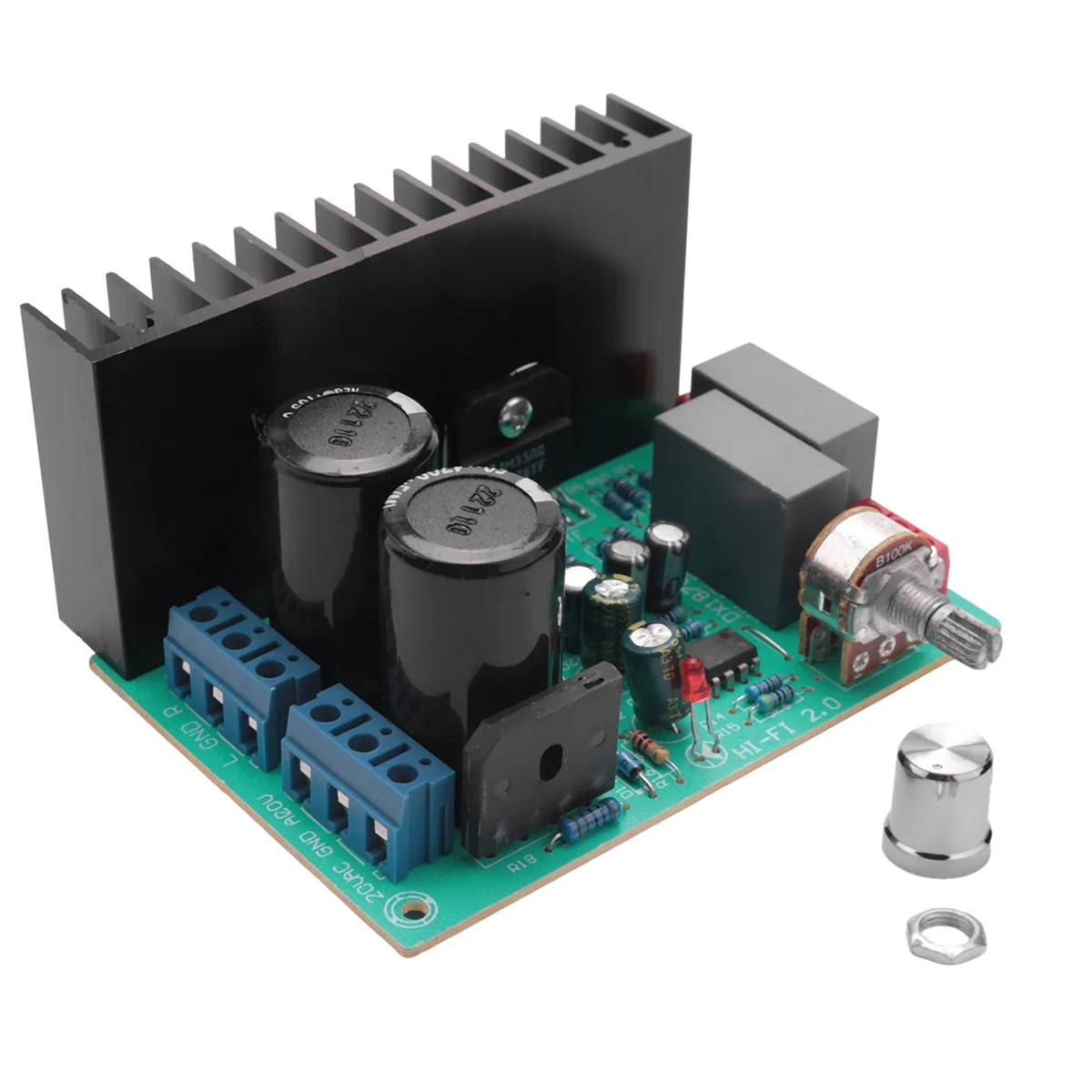 

30W+30W LM1876 Stereo Audio Power 4558 Amplifier Board 2.0 Stereo Class Theater AMP Dual