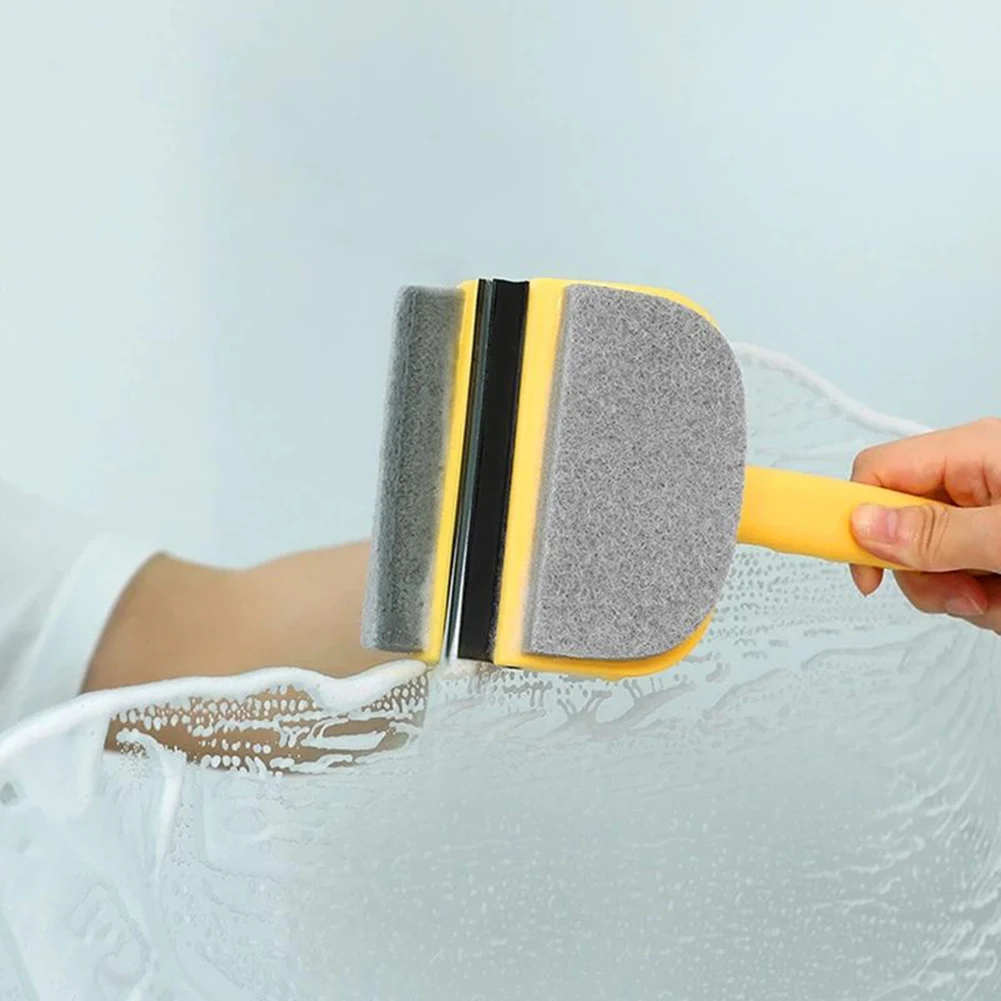

Part Wiper Glass Shower Kitchen Scraper Brush Squeegee Glass Wiper 19cm X 11.5cm X 5.5cm 1pc Brand New Durable