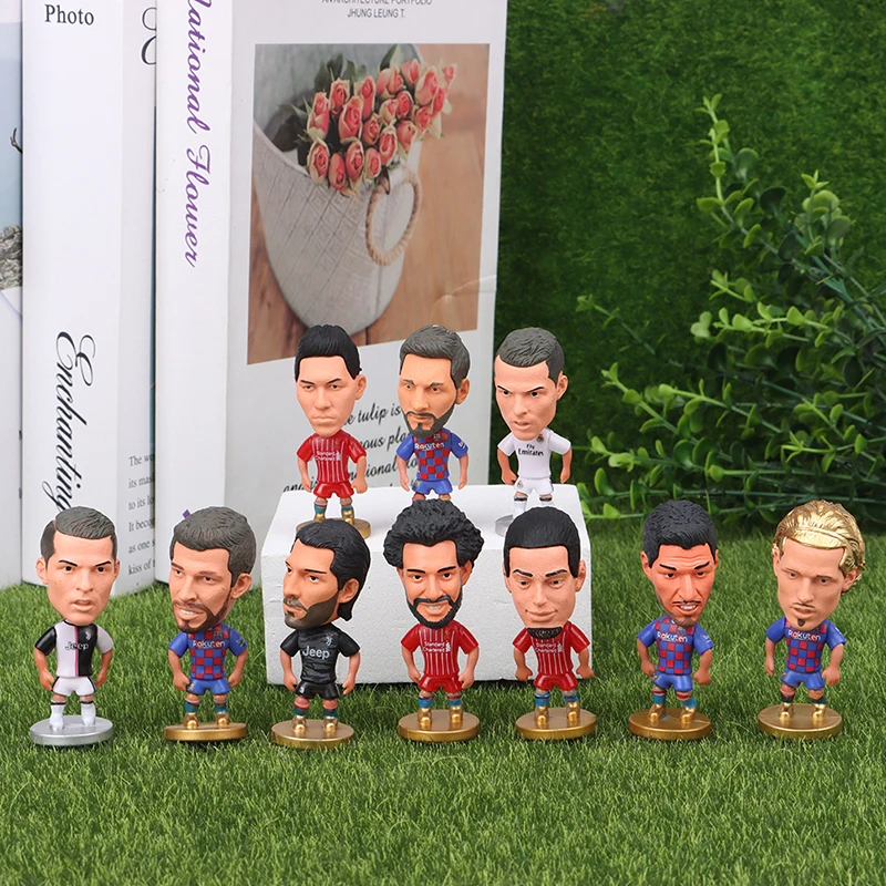 Football Player Mini Action Doll Sports Model Star Fans Gifts Souvenirs Home Decoration Toys