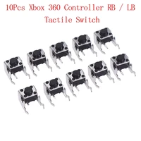 hot sale 10pcs replacement repair parts lb rb switch bumper joystick button for xbox 360 controller