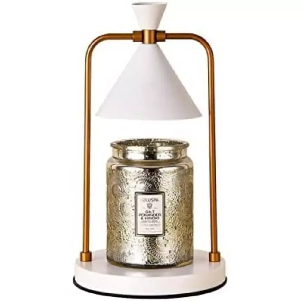

Portable Candle Heater Warmer Solid Base Adjustable Light Melting Wax Lamp Dimmable Candle Melter For Home Decoration