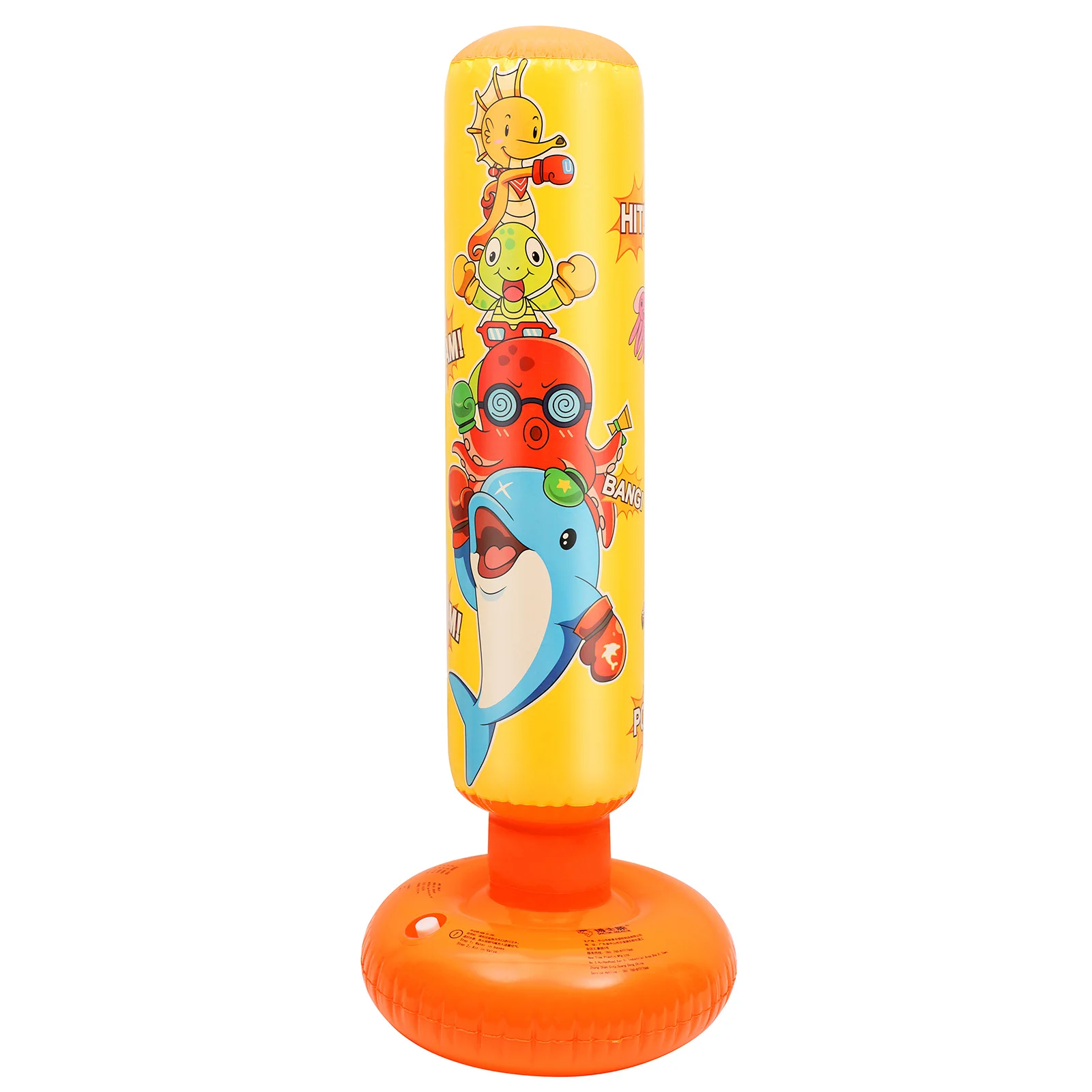 

1Pc Fitness Punching Sandbag Adults Inflatable Tumbler Boxing for Children