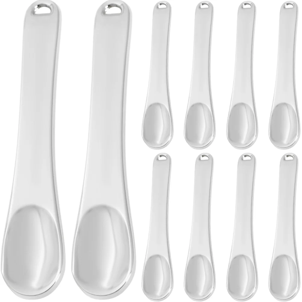 

Металлическая ложка, Косметические Ложки для крема, косметические инструменты для лица, аппликаторы