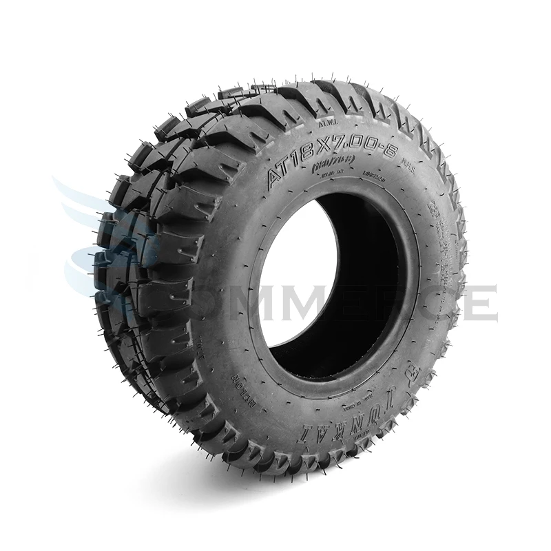 

8 inch vacuum Tyre 18x7.00-8 Tubeless tires Fit For ATV UTV Buggy Golf cart Sightseeing Car Quad Bike Off-road wheel Accessories