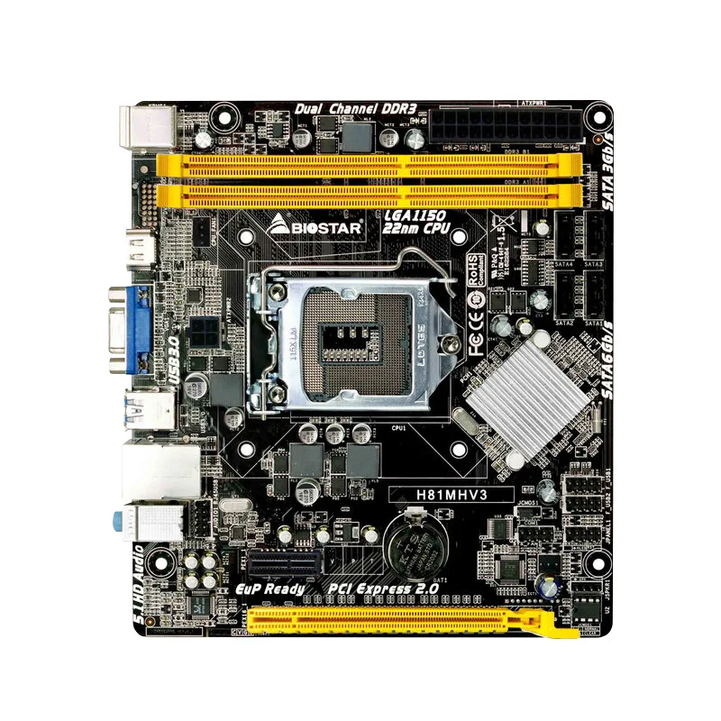 

Материнская плата H81mhv3 поддерживает процессор Lga1150 четвертого поколения Core I7i5