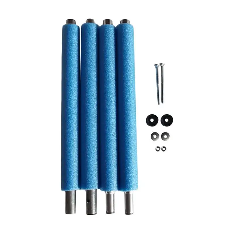 

Trampoline Replacement Enclosure Poles Trampoline Poles Anti-Collision Protector Steel Poles With Screws Enclosure Straight Tube
