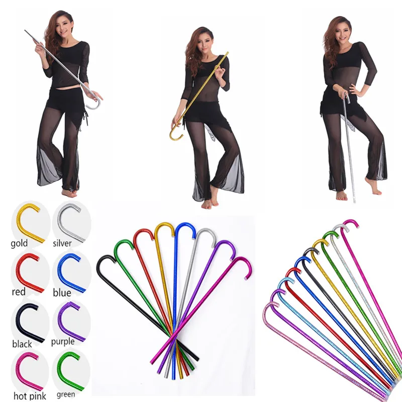 

New Arrival Adults Children Belly Jazz Dance Crutches Party Stage Walking Stick Cane Performances Props 50Pcs Free Shipping