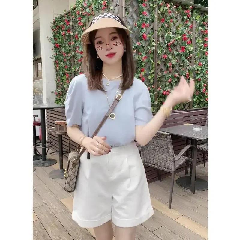 Женский костюм из двух предметов в гонконгском стиле летняя маленькая юбка с