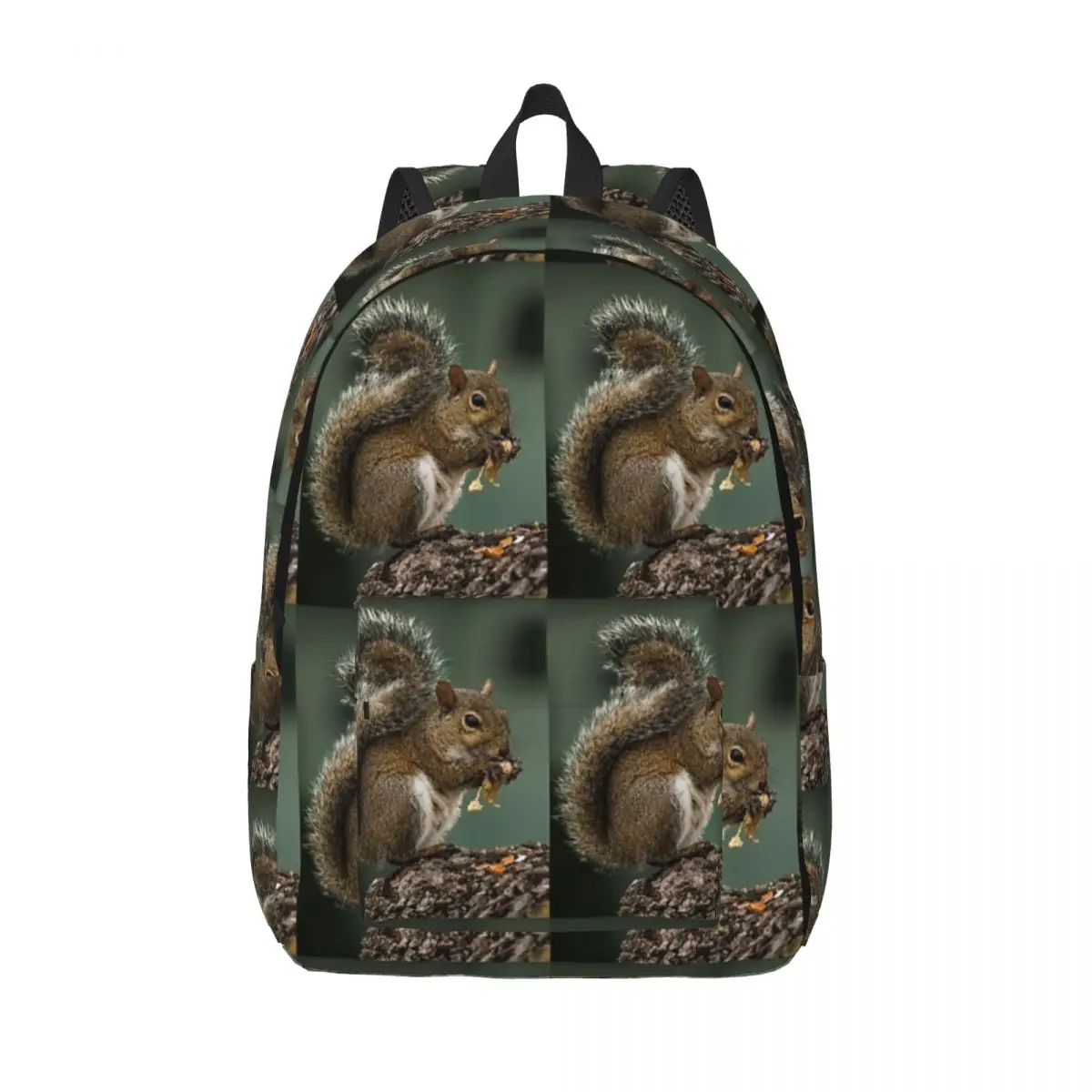 

Grey Squirrel Eating A Nut Woman Small Backpacks Bookbag Fashion Shoulder Bag Portability Travel Rucksack Children School Bags