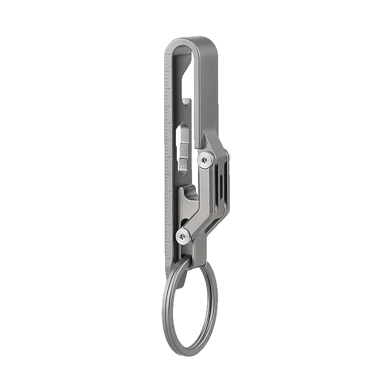 

[Mechanical Version] Titanium Alloy Car Key Ring Multi-Functional Waist Hanging Sweatpants Key Quick Debuckle