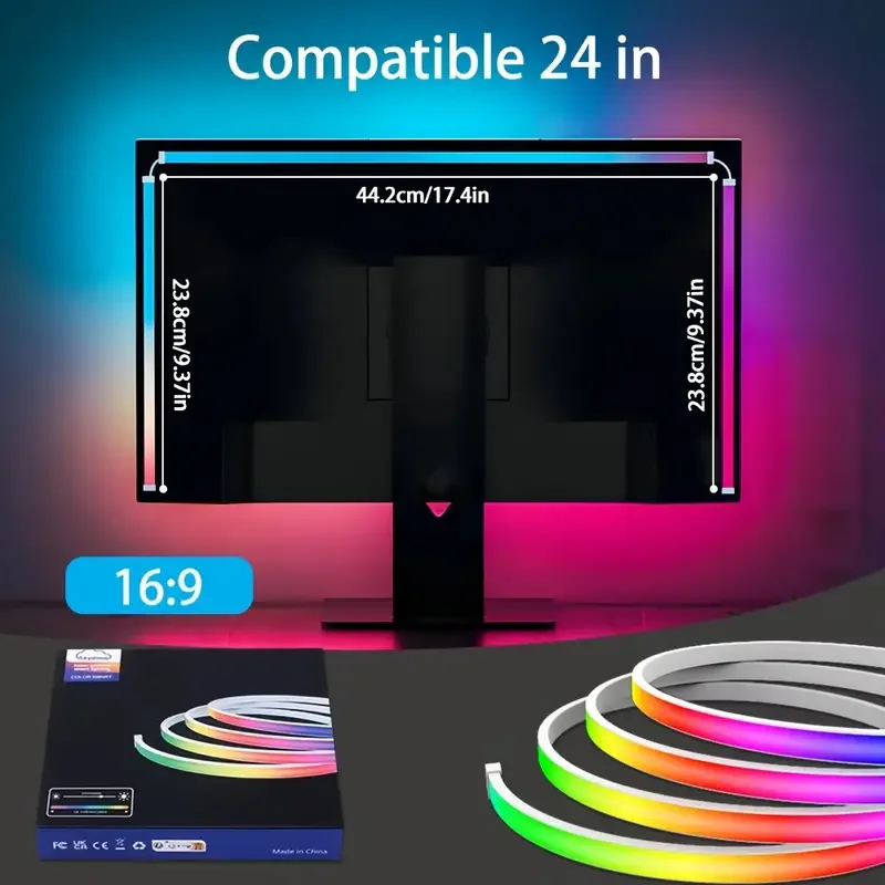 

RGB подсветка монитора для ПК