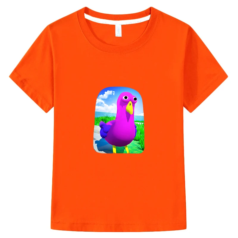 

Garten of Banban kids Print T-shirt Summer Short Tops boy girl clothes Anime T-shirt y2k one piece Cotton Tees Children clothing