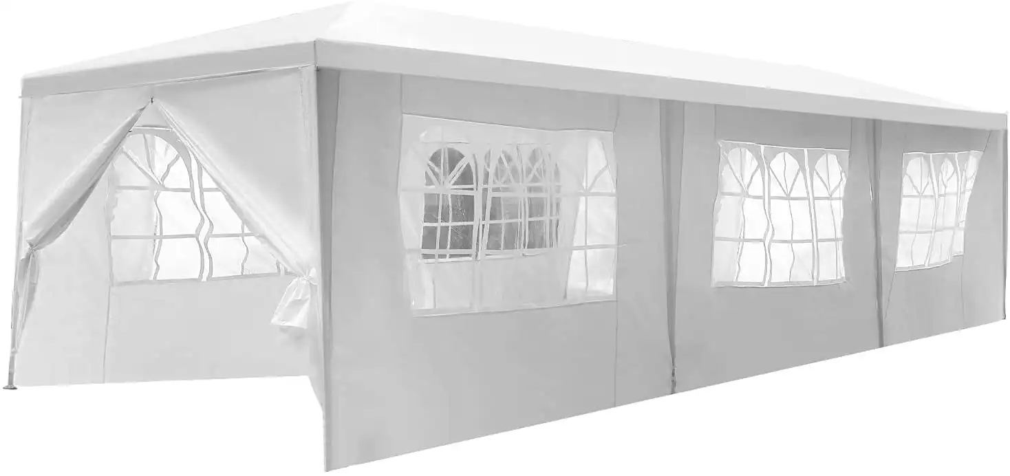 

Outdoor Party Wedding Tent White Gazebo with 8 Side Walls