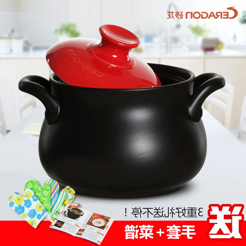 

is There a very high temperature fire dragon sand found in stew casserole soup Korean stone ceramic pot 2.5L